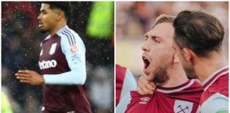 астън вила и уест хям във важен мач