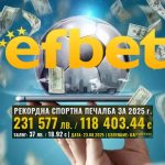 Голяма печалба от спортни залози падна в efbet