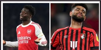 Арсенал - Борнемут мач от Висшата Лига