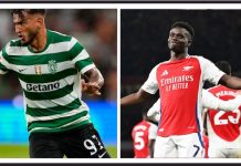 Спортинг Лисабон - Арсенал в мач от 1/4 финал на Шампионска лига