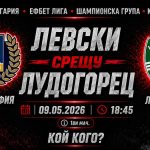 Лудогорец срещу Левски в efbet Лига