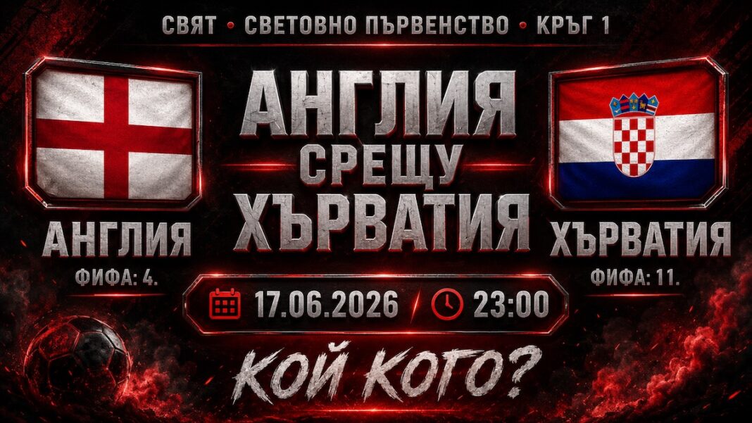 Англия - Хърватия Прогноза от група L на Мондиал 2026