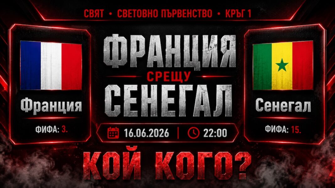 Прогноза Франция - Сенегал от Световното първенство по футбол 2026