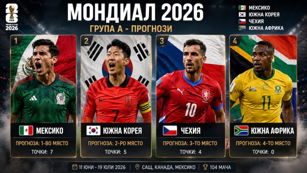 Прогнози Група А Мондиал 2026