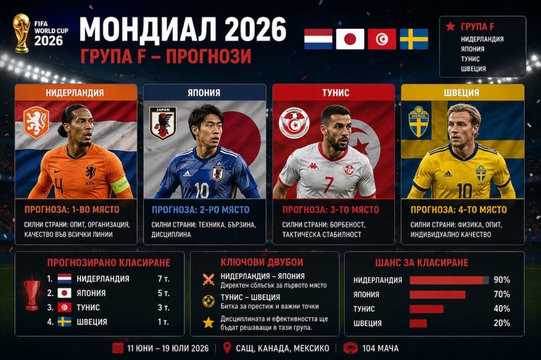 Прогнози Група F Мондиал 2026