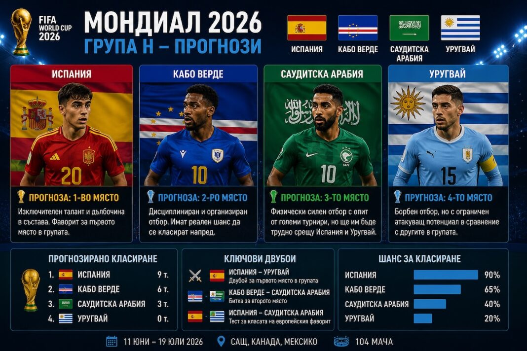 Прогнози за крайното класиране в Група Н на Мондиал 2026