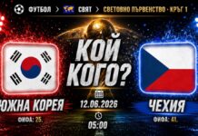 Южна Корея срещу Чехия в Мондиал 2026