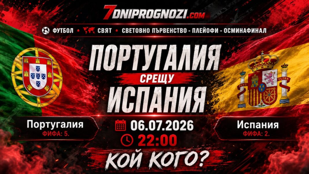 Прогноза Португалия - Испания от Световното първенство по футбол